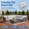 High-Transparency Transparent PVC Tarpaulin Thickened Garden Pergola Cover  Rain Protection