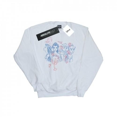 Disney Womens/Ladies Princess Sketch Sweatshirt