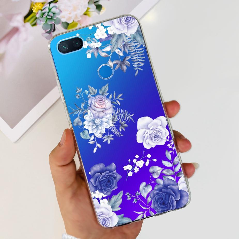 Чехол для Xiaomi Mi 8 Lite Милый Расписной Чехол Прозрачный Силиконовый Чехол для Телефона Для Xiaomi Mi 8 Lite 8Lite Задняя Крышка 6.26'' Fundas Coque