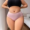 Women's High-waisted Briefs Soft Full Coverage Cotton Underwear Ladies Seamless Stretch Panties for Daily Wear