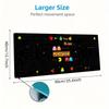 Pacman Custom Name Large Size Mouse Pad Large Gaming Table Cushion Non-slip Laptop Tablet Big Mousepad XXL Mat Mini PC Playmat With Lock edge