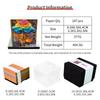 3D Chakra Tree Memo Pad, Rainbow Tree of Life Paper Craft Sticky Notes Cube with LED Light, Unique Office Gift