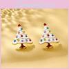 Christmas Alloy Fashionable Earrings Unique Gift For Women Jewelry Holiday