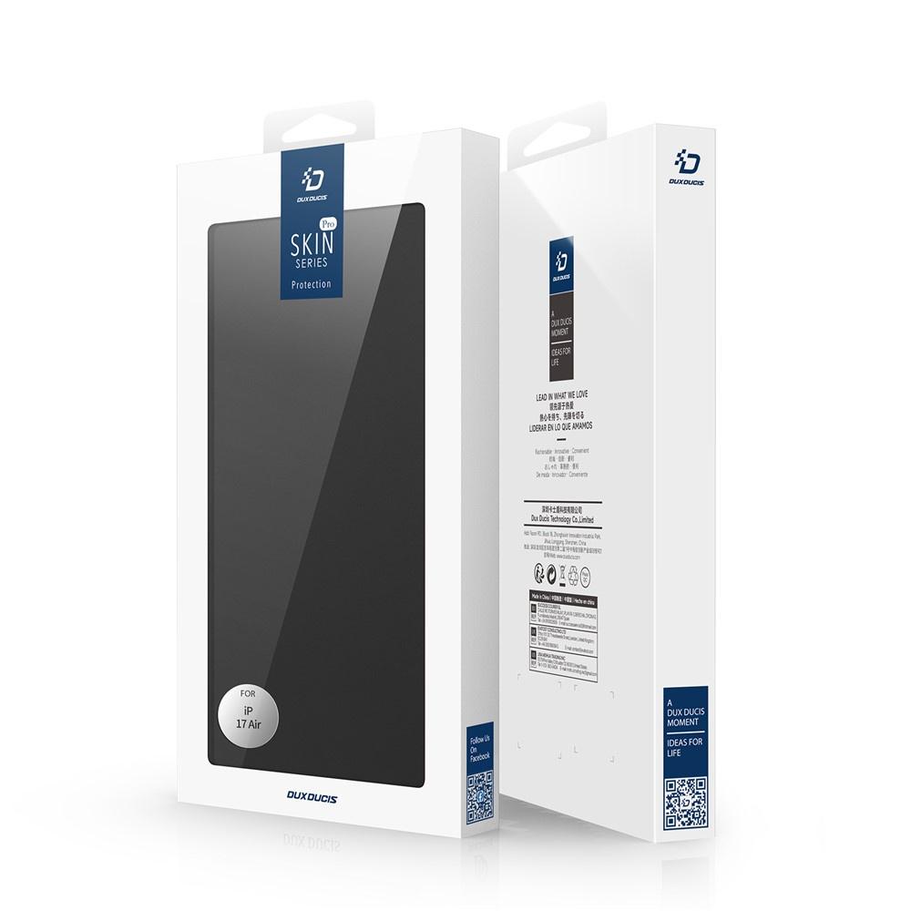 Dux Ducis Flip Case for iPhone Air, Skin Pro, Black