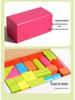 Colored Wooden Blocks - Educational Assembling Toy for Toddlers