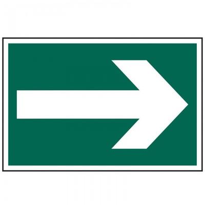 Символ стрелки сканирования - ПВХ табличка 300 х 200 мм