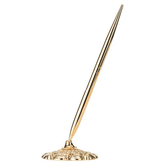 Vintage Metal Desktop Bank Counter Pen Holder Base Office Stationery Accessory