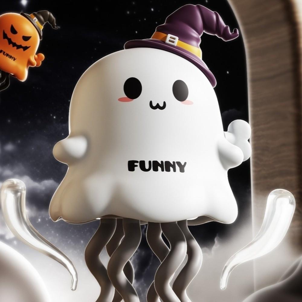 Cute Dancing Ghost Pumpkin Toy Snowman Elk Halloween Dancing Fidget Toys Bedroom Nightstand