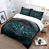 Glowing tribal face motif. Bedding sets Duvet cover sets Duvet covers Pillowcases(1 * Duvet Cover 2 * Pillowcases without duvet insert)