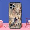 Kitsune Fox Art Phone Case For iPhone 16 15 12 13 Mini 11 14 Pro XS Max Plus X XR Silicone Cover