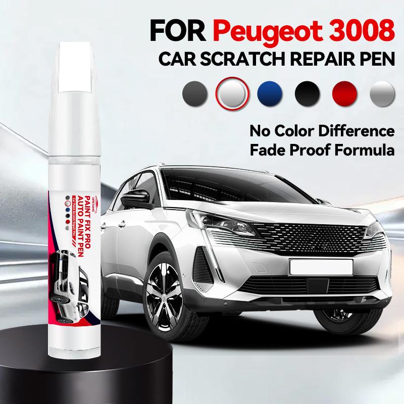 Для Peugeot 3008 2008-2025 T84 P84 Ремонтная ручка для краски Подкрашивание Удаление царапин DIY Автоаксессуары Черный Белый Красный Синий Серый