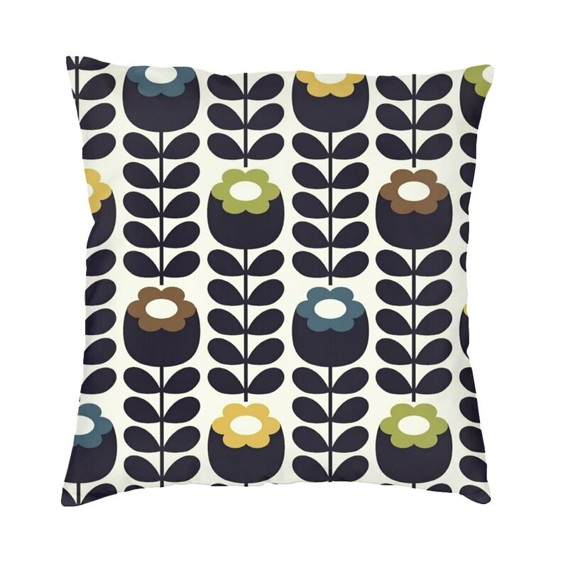 Роскошный чехол для подушки Orla Kiely, мягкая скандинавская наволочка с цветочным рисунком, декоративная наволочка