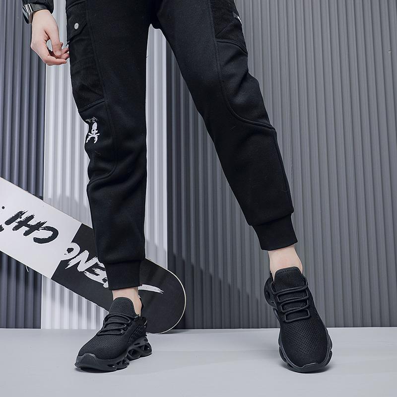 Летняя мужская обувь большого размера, легкая, дышащая, сетчатая, мужские кроссовки, беговые кроссовки, теннисная спортивная мужская обувь