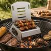 Beer Can Chicken Holder Stainless Steel Chair Roaster Rack, Metal Vertical Stand for Outdoor Grill Rack Whole And Vegetables, Cooking Tool Camping