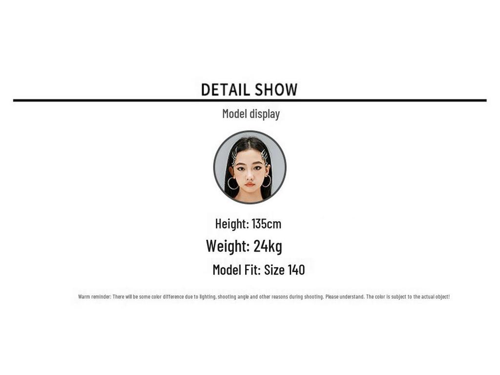 Girls' Hip Hop Jazz Dance Costume - Trendy Short Sleeve Practice & Performance Wear