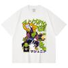 230 г/м² 100% хлопок Dragon Ball V3 Принт Пикколо Унисекс Тяжелая хлопковая футболка