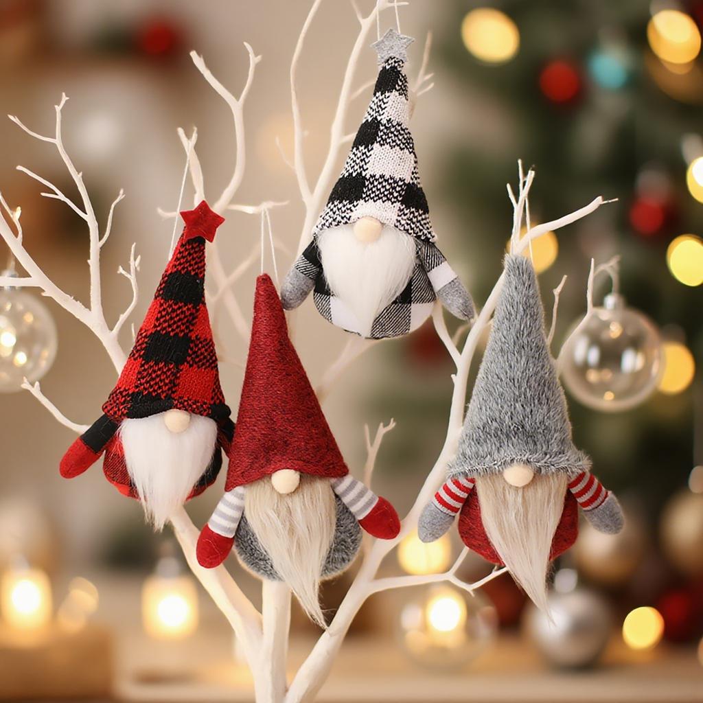 Рождественская кукла-гном Скандинавский Томте Фигурка Санты Плюшевая игрушка-эльф Уличный двор