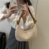 Trend Woven Bag Women's New Casual Straw Shoulder Bag Beach Tote Bag Underarm Bag