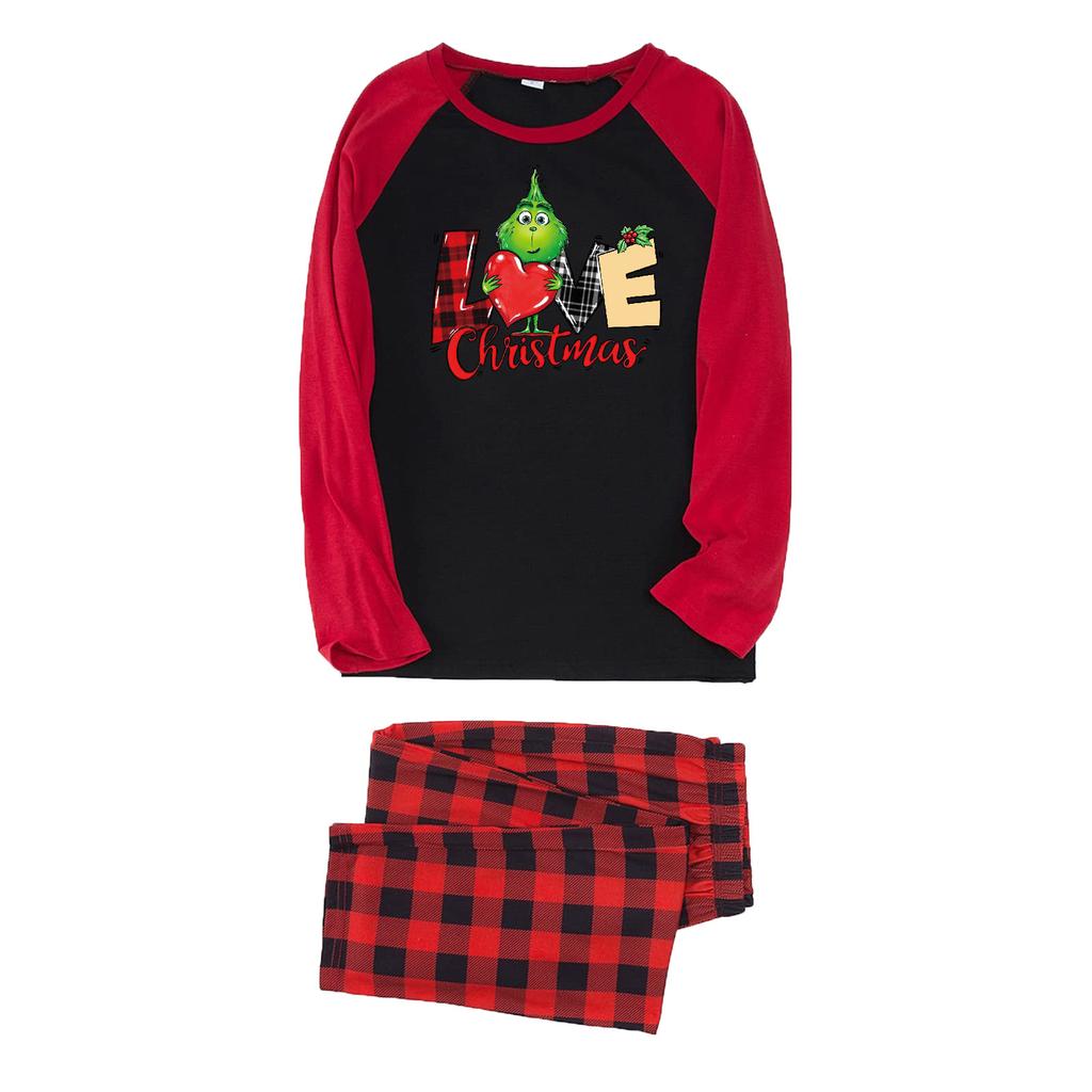 Комплект из топа и брюк с рождественскими принтами для всей семьи Одинаковые комплекты для всей семьи