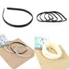 10 Pcs/Set Plastic Hair Band No Teeth Children Hair Accessory Diy Craft 2 Colors