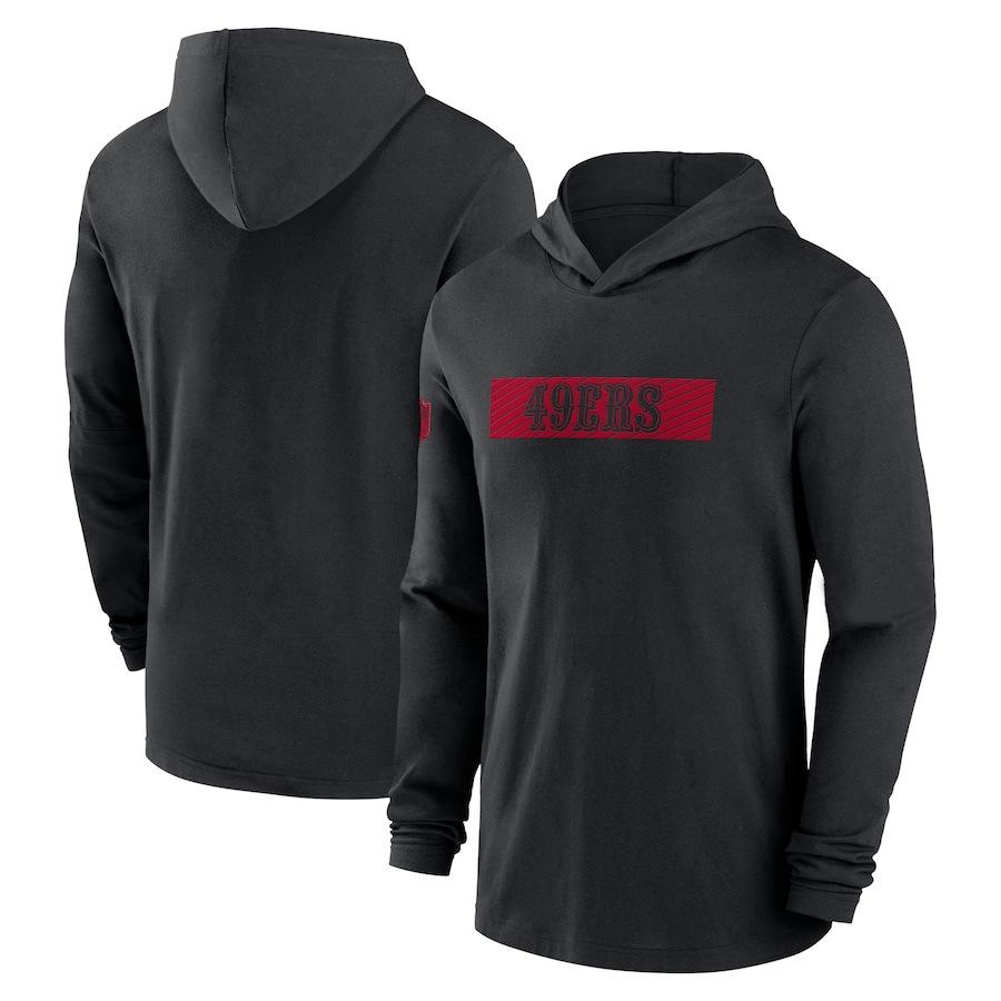 Autumn new NFL football hooded long-sleeved T-shirt men's outdoor leisure sports top