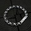 Sterlingworth Tw-King Silver Chain Bracelet