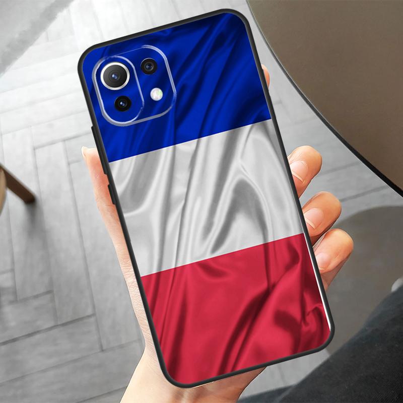 France Flag Case For Xiaomi 14T Pro 11T 12T 13T Mi 15 13 14 Ultra POCO X7 Pro X3 X5 X6 F5 F6 F7 Cover