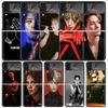Чехол-книжка J-Jackson Wang Singer Black для Samsung Galaxy Z Flip 7 6 5 4 3 5G Чехол для телефона Flip7 Flip6 Flip5 Flip4 Flip3 Чехол с рисунком G