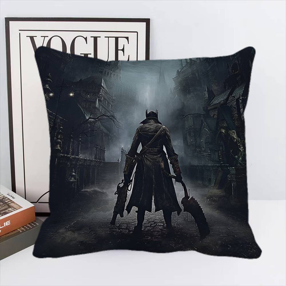 Игровой Bloodborne Наволочка Квадратная Подушка Спальня Диван Отдых Комфортная Подушка Автомобиль Гостиная Домашний Декор