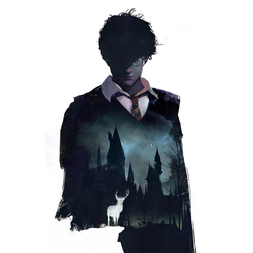 Распродажа Гарри Поттер Круглая Мозаика с Печатным Узором Школа Хогвартс Алмазная Живопись Искусство Стежок 5d Новая 2026 Большой Размер