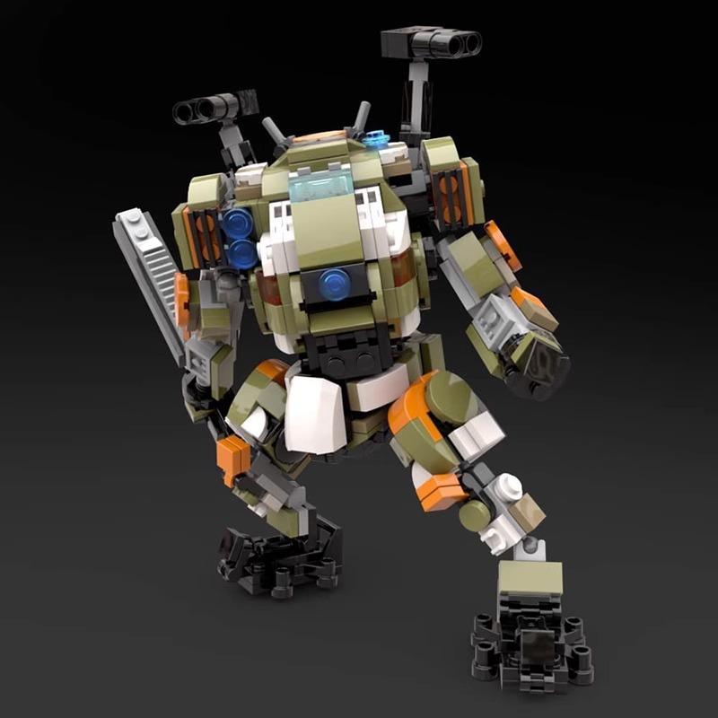 MOC Building Block Robot Set Mecha Model Декоративная сборка Игрушка в подарок мальчику