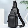 Сумка на грудь из натуральной кожи для мужчин, сумка через плечо из коровьей кожи, трендовая сумка через плечо