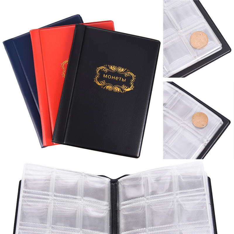 Coin Album 10 Pages 120 Pockets Coin Collection Book Coin Holder Album