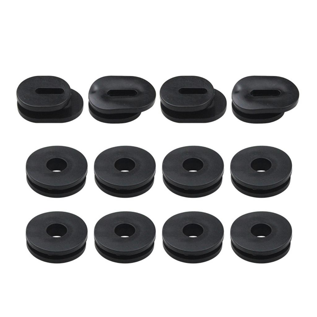 6Pcs/12pcs Replacement Rubber Gasket Motorcycle Fairing Side Cover Grommets Side Panel Fairing Washer Spacer for GS125