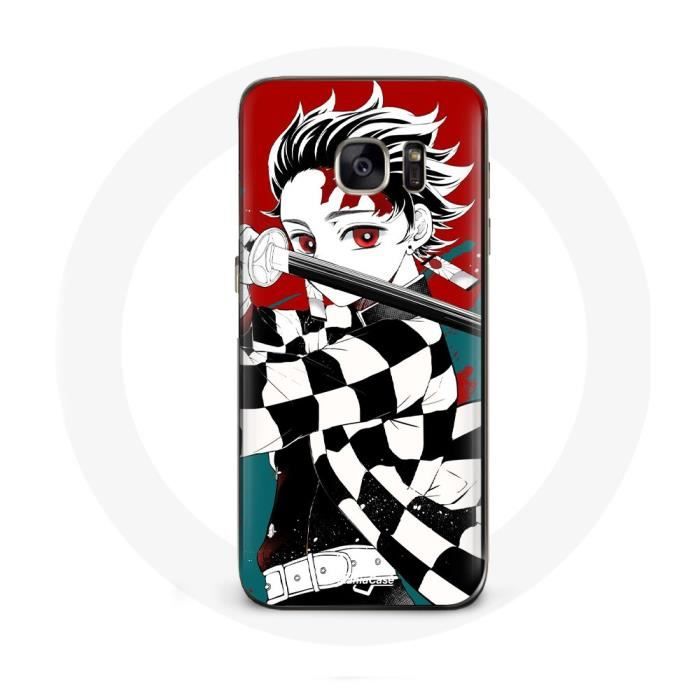 Case for Samsung Galaxy S7 Tanjiro Demon Slayer Kimetsu No Yaiba Anime