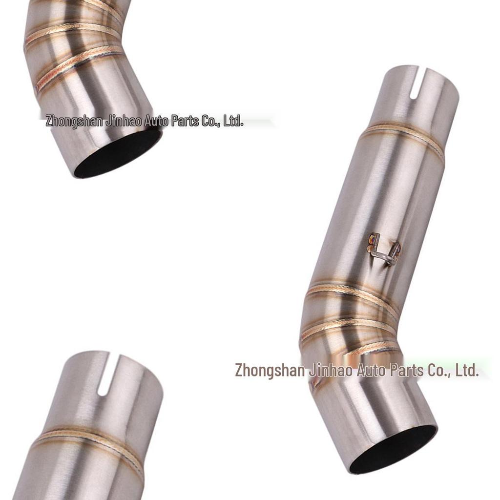 Titanium Front Exhaust Pipe for 2021 Suzuki GSX-R Models - Ideal for Motorcycle Modification.