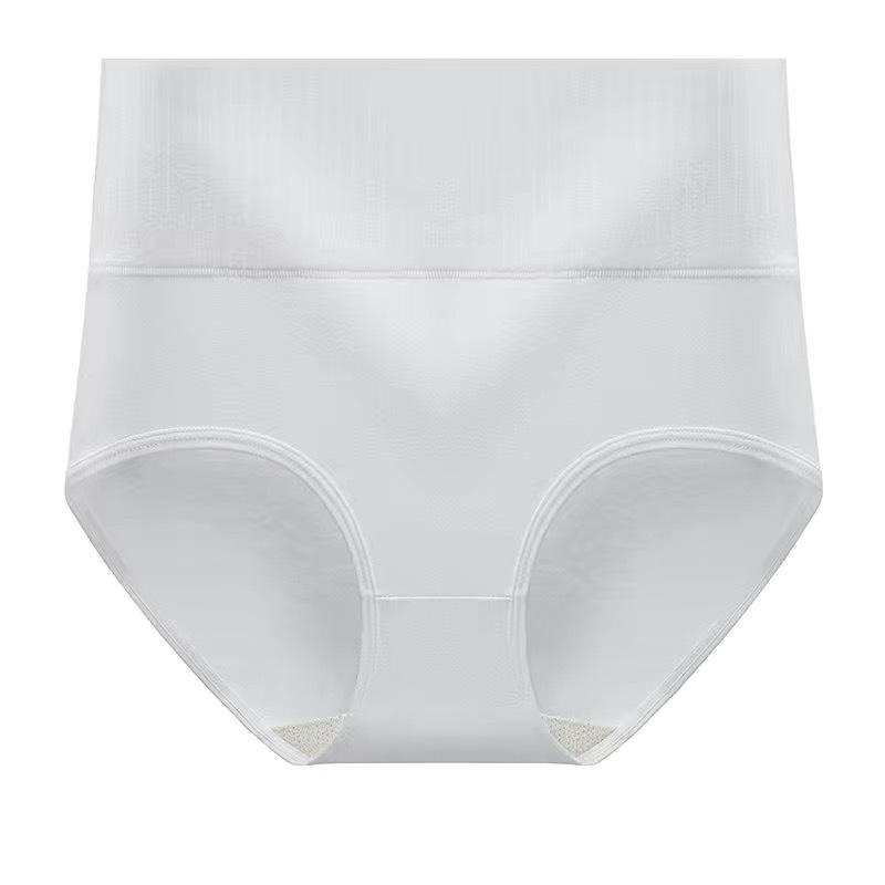 Large Size Women High Waist Cotton Belly Lift Full Cotton Crotch Comfortable Breathable Triangle Underwear