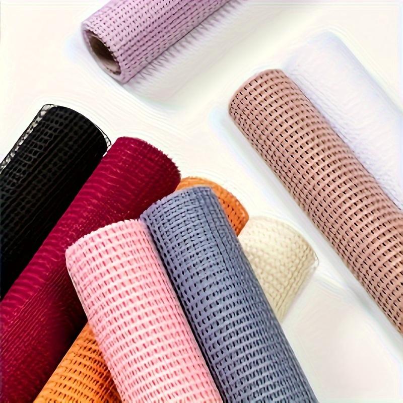 1 Roll Hollowed Out Square Mesh Flower Bouquet Flower Packaging Handmade DIY Material Wrapping Paper Scrapbook Decorative Bouquet Supplies