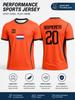 Dutch 2026 home adult sports top, moisture resistant, slim fit, lightweight, high-end sublimation technology top