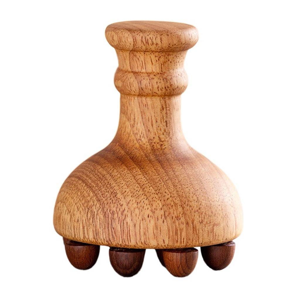 Устранение локального жира Деревянный Гриб Массажер Антицеллюлитный Акупунктурный Меридиан Щетка Женщины/Мужчины