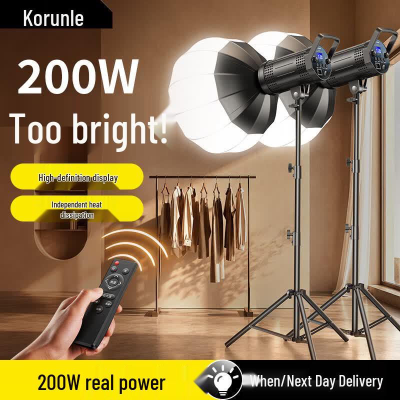 CRENOV 300W COB Spherical Photography Fill Light