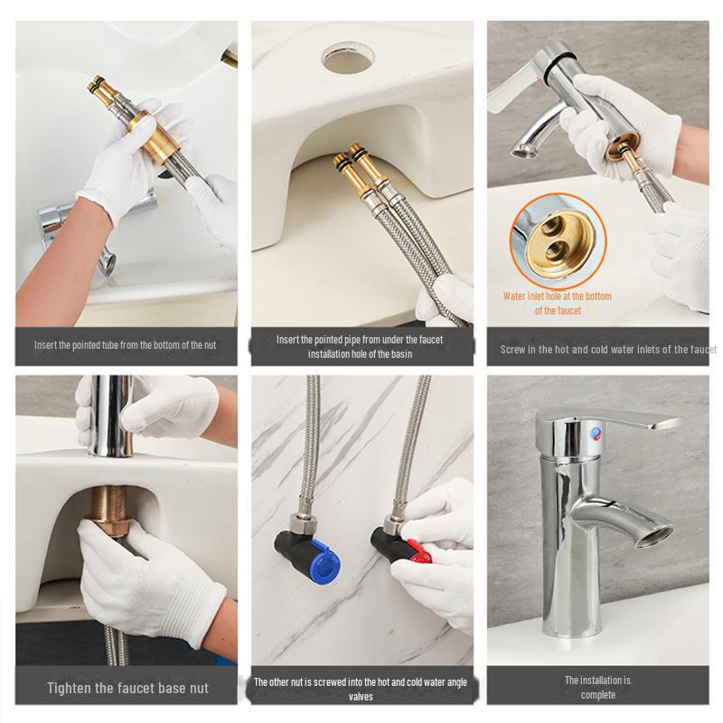 Explosion-Proof 304 Stainless Steel Braided Hose for Water Heaters and Basin Faucets