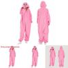Kirby Themed Sleepwear Jumpsuit Made Of Polyester For Halloween And Casual Use