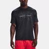 Under Armour Casual Training Sports Straight-Leg T-shirt Men Tops Black 1366145-001