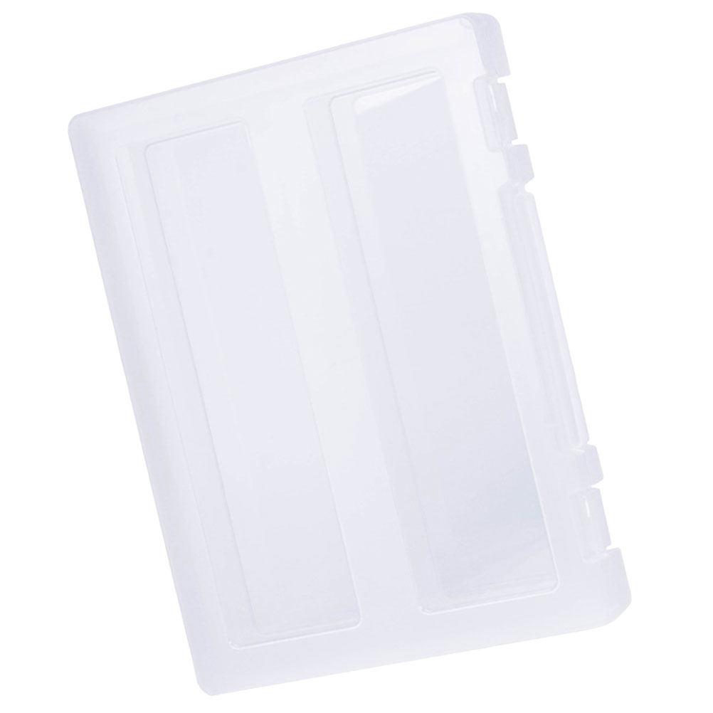 Portable Transparent File Box A4 Document Holder Multi-Function Office Paper Organizer Document Storage Case Desktop File Sorter