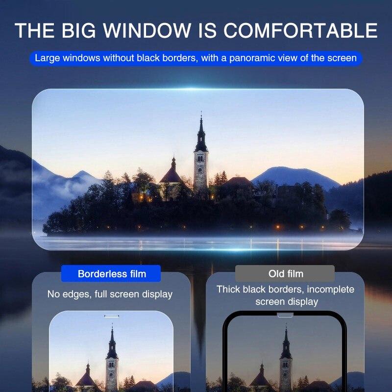 HD Полное покрытие Защитное стекло для iphone 17 16 15 14 11 12 13 PRO MAX Защитная пленка для экрана Закаленное стекло Для iphone 7 8 X XR XS Max Стекло