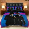 Daft Punk Bedding Quilt Set Quilt Cover Pillowcase Home Decoration Birthday Gift (1 * duvet cover + 2 * pillowcase, without core)
