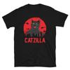 Cute Japanese Pet Lover Cat Kitten Catzilla Short-Sleeve Unisex T-Shirt