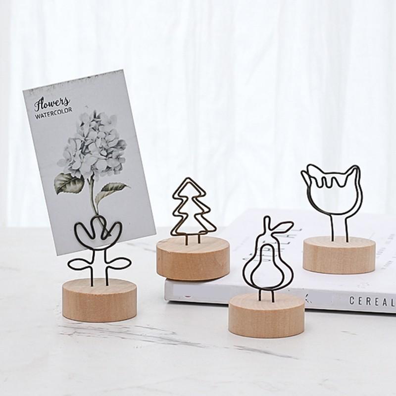 Retro Wood Message Note Holder