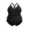 Womens/Ladies Shaped V Neck One Piece Swimsuit